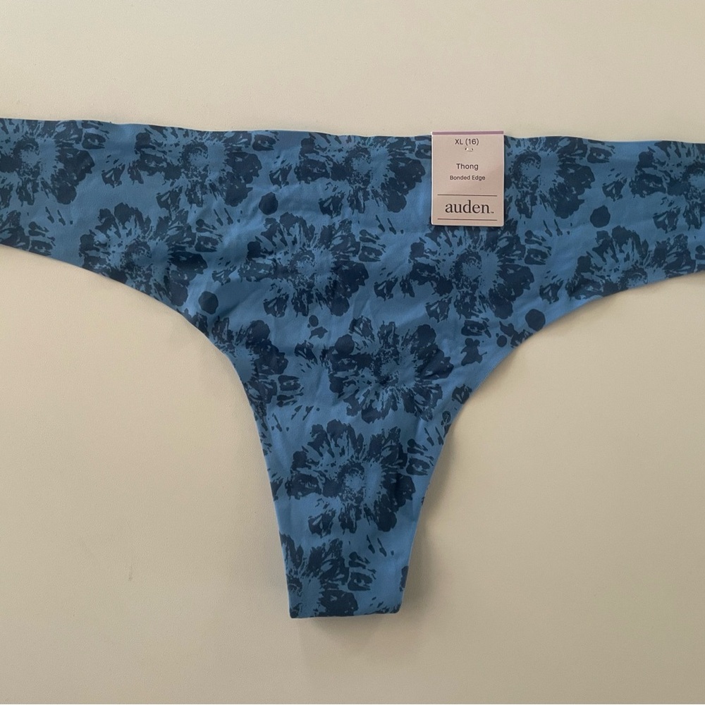 Auden Women’s Blue Floral Thong